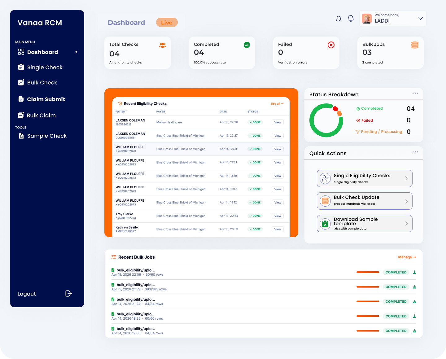 DropDocs Dashboard
